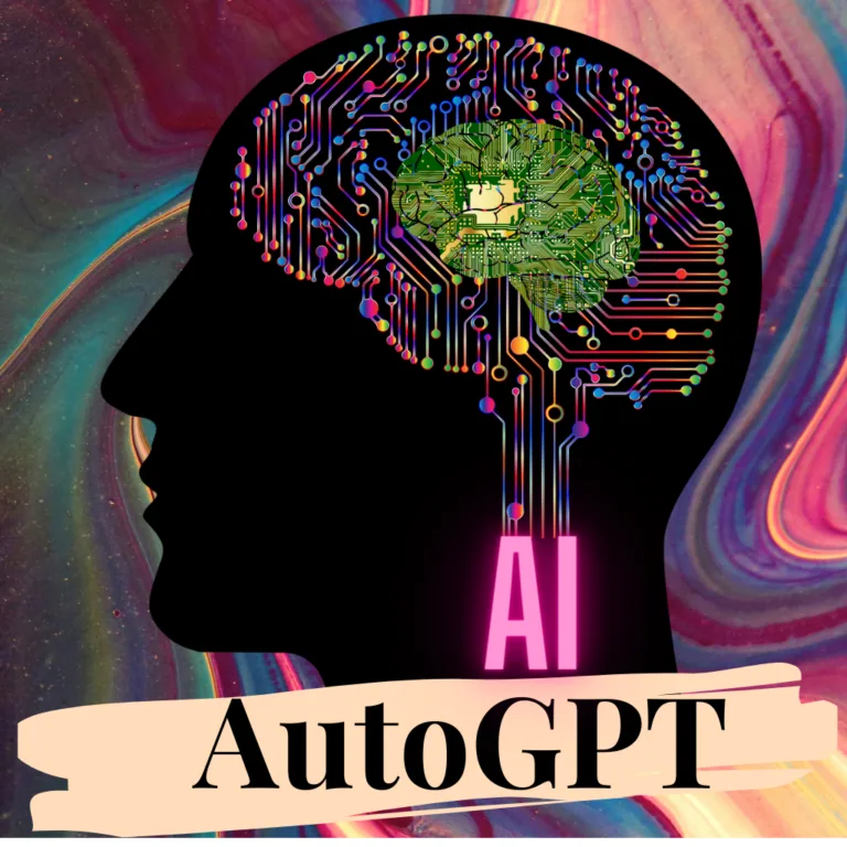 A human silhouette with a electronic circuit brain in an imaginative environment