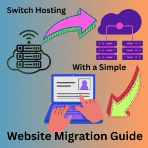 Graphical representation of data transfer from old website host to new host seamlessly depicting Switch Hosting With a Simple Website Migration Guide