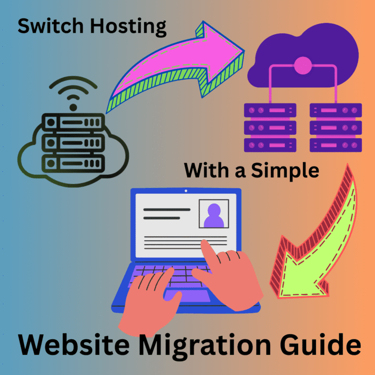 Graphical representation of data transfer from old website host to new host seamlessly depicting Switch Hosting With a Simple Website Migration Guide