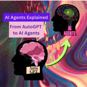 A graphical representation of the evolution of ai from autogpt to ai agents